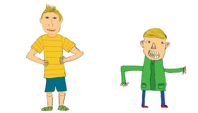 Autoretratos de Gabriel y Adrián